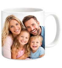 Бяла Чаша със Снимка и Надпис