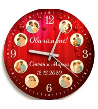 Дървен Часовник С 8 Снимки