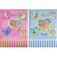 Бебешки Фотоалбум Baby За Момче И Момиче С Прозорец За Снимка