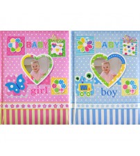 Бебешки Фотоалбум Baby За Момче И Момиче С Прозорец За Снимка Бебешки Фотоалбум Baby За Момче И Момиче С Прозорец За Снимка