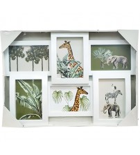 Мулти Фото Рамка – 6 Снимки – Бяла / Черна / Винтидж Мулти Фото Рамка – 6 Снимки – Бяла / Черна / Винтидж