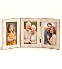 Tройна Фото Рамка Винтидж 13×18 см Tройна Фото Рамка Винтидж 13×18 см