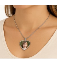 Колие Сърце Със Снимка - Персонализиран Медальон Колие Сърце Със Снимка - Персонализиран Медальон