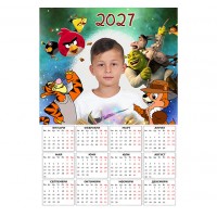Детски фото календар 2027 с ваша снимка – уникален подарък за цялата година