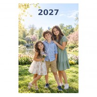 Джобно календарче с една снимка 2027 | FotoPodarak
