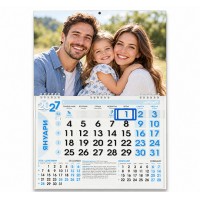 Работен календар 2027 със снимка – персонализиран фотокалендар