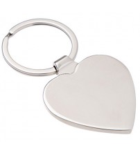 Метален Ключодържател Сърце Със Снимка По Избор