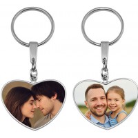Метален Ключодържател Сърце С 2 Снимки Метален Ключодържател Сърце С 2 Снимки
