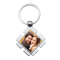 Метален Ключодържател със Снимка - Диамант Метален Ключодържател със Снимка - Диамант