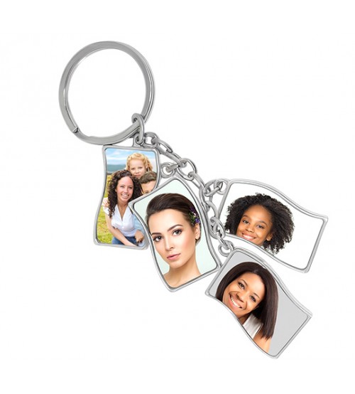 Метален Ключодържател За 4 Снимки