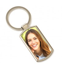 Метален Ключодържател Със Снимка – Правоъгълен Метален Ключодържател Със Снимка – Правоъгълен