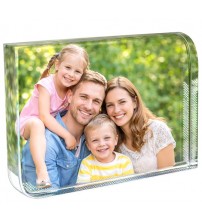 Персонализиран Фото Кристал Правоъгълен Със Заоблени Ръбове