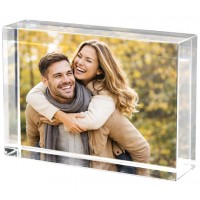 Персонализиран Фото Кристал Правоъгълен Със Заоблени Ръбове