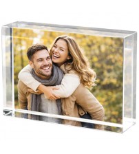 Персонализиран Фото Кристал Правоъгълен Със Заоблени Ръбове