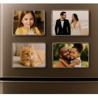 Акрилен Фото Магнит – Правоъгълен със Снимка