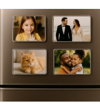 Акрилен Фото Магнит – Правоъгълен със Снимка