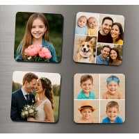 Алуминиев Фото Магнит – Квадрат