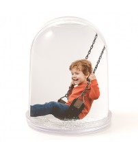 Сферично Преспапие С Две Снимки Сферично Преспапие С Две Снимки