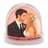 Куполно Преспапие с 2 Снимки