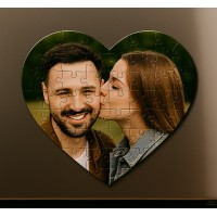 Магнитен Пъзел със Снимка - Сърце