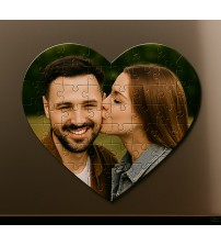 Магнитен Пъзел със Снимка - Сърце