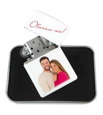 ZIPPO Запалка Със Снимка Отпред и Отзад ZIPPO Запалка Със Снимка Отпред и Отзад