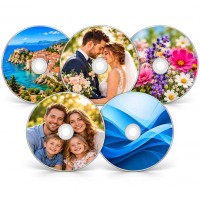 Печат върху CD и DVD дискове със снимка, текст или лого