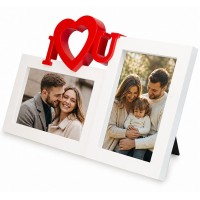 Двойна рамка I Love You за 2 снимки 10×15 см | FotoPodarak