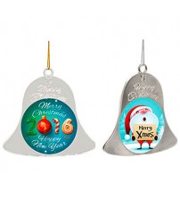 Коледна метална камбанка със снимка – Merry Christmas Коледна метална камбанка със снимка – Merry Christmas