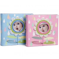 Бебешки Фото Албум За 200 Снимки 22x22 См С Джобове Baby Flowers