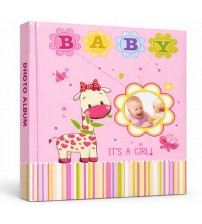 Бебешки Фото Албум За 200 Снимки Baby It’s A Girl 22 Х 22 См
