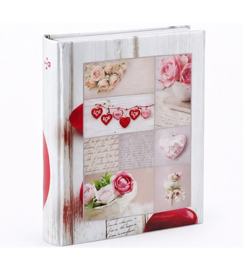 Фото Албум За 200 Снимки 10x15 См С Романтичен Дизайн LOVE
