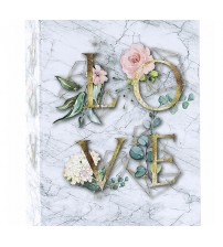 Фото Албум Love За 200 Снимки 10x15 См Мраморен Дизайн