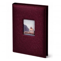 Фото Албум Луксозен Тъмно Лилав С Джобове За 200 Снимки 9x13 См