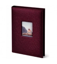 Фото Албум Луксозен Тъмно Лилав С Джобове За 200 Снимки 9x13 См