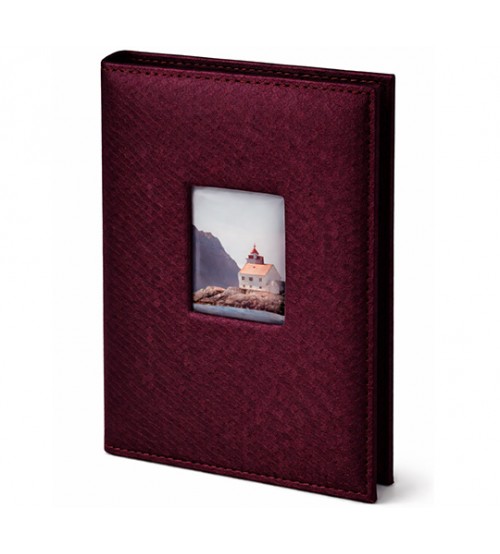 Фото Албум Луксозен Тъмно Лилав С Джобове За 200 Снимки 9x13 См