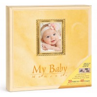 Фото Албум My Baby Moments С Рамка За Снимка И Самозалепващи Листи