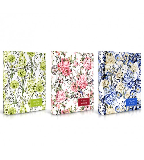Фото Албум За 200 Снимки С Цветя 19 Х 25 См