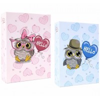 Фото Албум За Бебе “Hello” С Бухалче – За Момче И Момиче – 200 Снимки 10x15