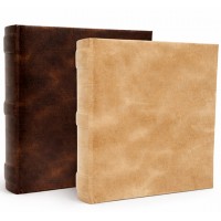 Луксозен Фото Албум За 200 Снимки Винтидж Дизайн 22 Х 22 См