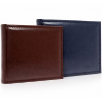 Луксозен Фото Албум С Класически Дизайн В Кафяво И Синьо