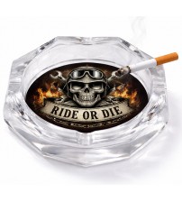 Стъклен Осмоъгълен Пепелник С Персонализиран Дизайн И Снимка Стъклен Осмоъгълен Пепелник С Персонализиран Дизайн И Снимка