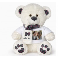 Плюшено Мече С Тениска Със Снимка -30 См.
