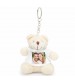 Плюшено Мече Ключодържател С Ваша Снимка Персонализиран Подарък