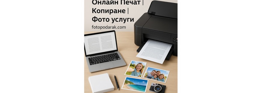 Онлайн Печат | Копиране | Фото услуги | fotopodarak.com