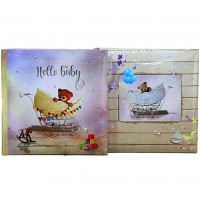 Бебешки Фото Албум Hello Baby За 200 Снимки 22x22 См С Джобове