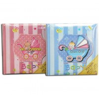 Бебешки Фото Албум За 200 Снимки 22x22 См С Джобове Baby