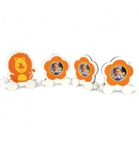 Детска Фото Рамка Влакче От МДФ За 3 Снимки 12x40 См