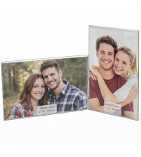 Метална Фото Рамка За 2 Снимки 10x15 См Метална Фото Рамка За 2 Снимки 10x15 См