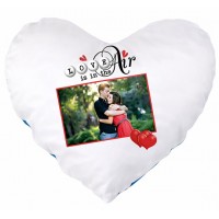 Възглавница Сърце Със Снимка 37x37 См Персонализиран Подарък
